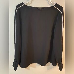 Banana Republic Long Sleeve Black Blouse‎ S